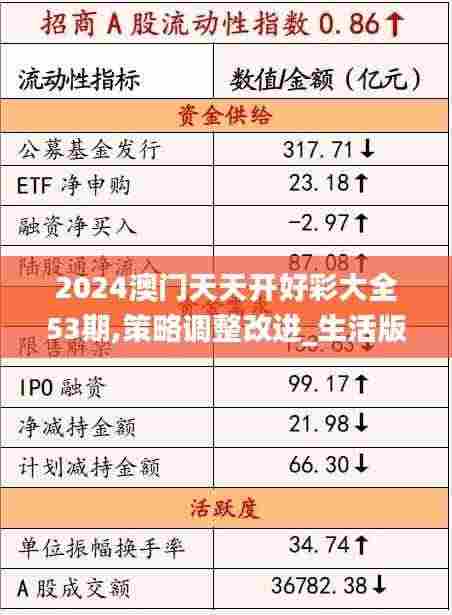 2024澳门天天开好彩大全53期,策略调整改进_生活版NWT2.9