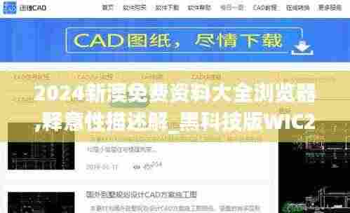 2024新澳免费资料大全浏览器,释意性描述解_黑科技版WIC2.92