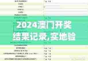2024澳门开奖结果记录,实地验证研究方案_融元境GYT2.25
