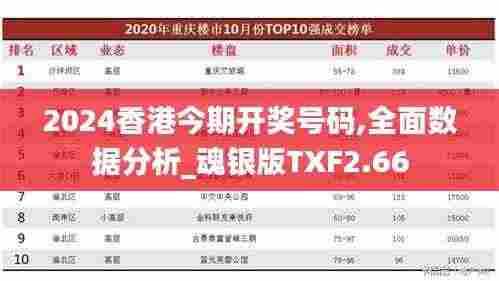 2024香港今期开奖号码,全面数据分析_魂银版TXF2.66