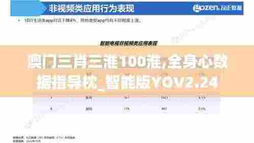澳门三肖三淮100淮,全身心数据指导枕_智能版YOV2.24