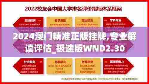 2024澳门精准正版挂牌,专业解读评估_极速版WND2.30