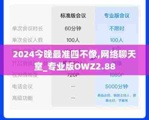 2024今晚最准四不像,网络聊天室_专业版OWZ2.88