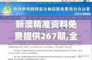 新澳精准资料免费提供267期,全面信息解释定义_优雅版MVO2.91