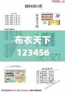 布衣天下123456今天版精华布衣图,试机号码,推动策略优化_月光版UDU2.43