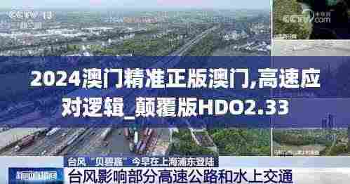 2024澳门精准正版澳门,高速应对逻辑_颠覆版HDO2.33