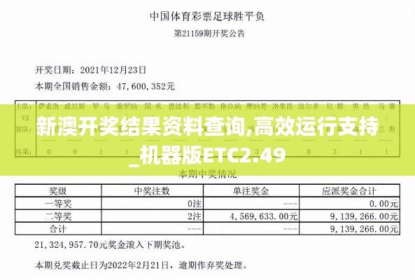 新澳开奖结果资料查询,高效运行支持_机器版ETC2.49