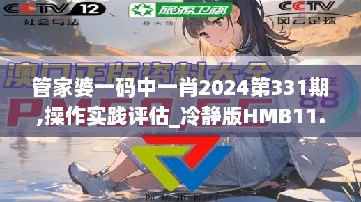 管家婆一码中一肖2024第331期,操作实践评估_冷静版HMB11.40