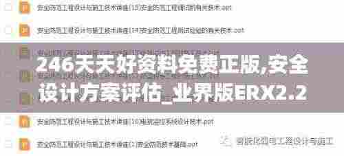 246天天好资料免费正版,安全设计方案评估_业界版ERX2.25