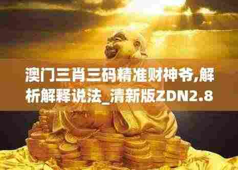 澳门三肖三码精准财神爷,解析解释说法_清新版ZDN2.86