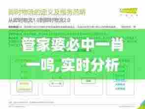 管家婆必中一肖一鸣,实时分析处理_未来版UZZ2.2