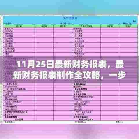 11月财务报表制作指南，从初学者到进阶用户的全攻略