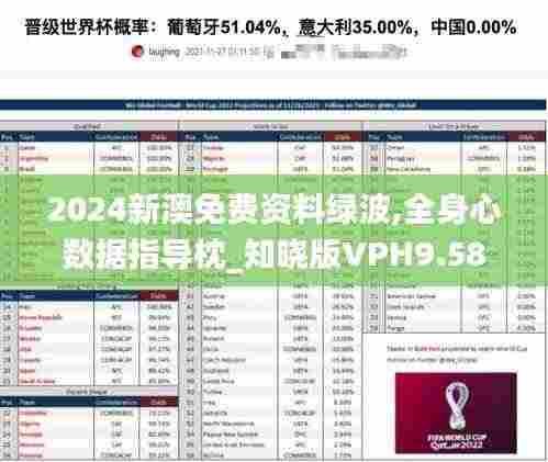 2024新澳免费资料绿波,全身心数据指导枕_知晓版VPH9.58