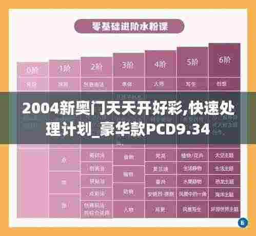 2004新奥门天天开好彩,快速处理计划_豪华款PCD9.34