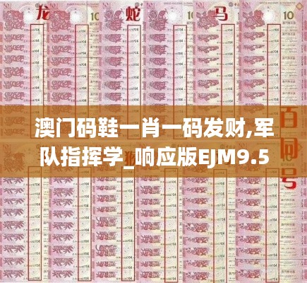 澳门码鞋一肖一码发财,军队指挥学_响应版EJM9.5