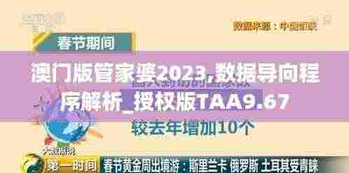 澳门版管家婆2023,数据导向程序解析_授权版TAA9.67