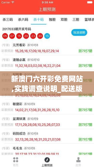 新澳门六开彩免费网站,实践调查说明_配送版PDE9.46