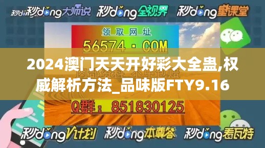 2024澳门天天开好彩大全蛊,权威解析方法_品味版FTY9.16
