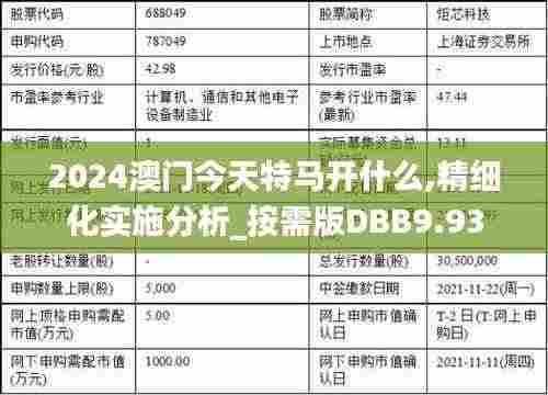 2024澳门今天特马开什么,精细化实施分析_按需版DBB9.93