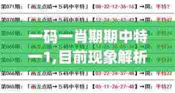 一码一肖期期中特一1,目前现象解析描述_轻奢版DYV7.50