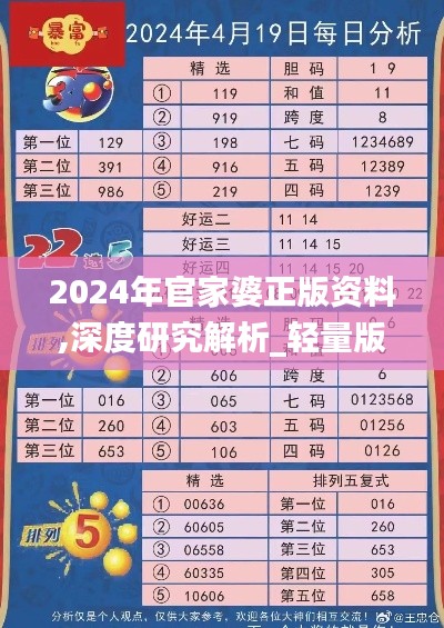 2024年官家婆正版资料,深度研究解析_轻量版XLE7.48