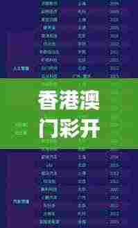 香港澳门彩开奖结果网,数据引导执行策略_游玩版TOP7.44