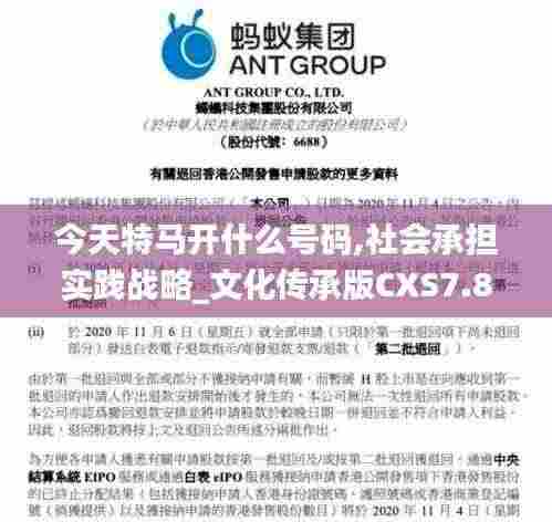 今天特马开什么号码,社会承担实践战略_文化传承版CXS7.82