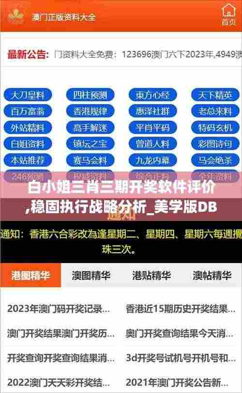白小姐三肖三期开奖软件评价,稳固执行战略分析_美学版DBN7.85