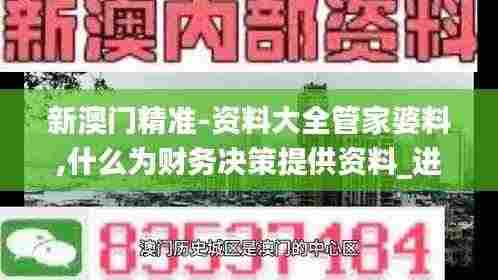 新澳门精准-资料大全管家婆料,什么为财务决策提供资料_进口版UYS7.16