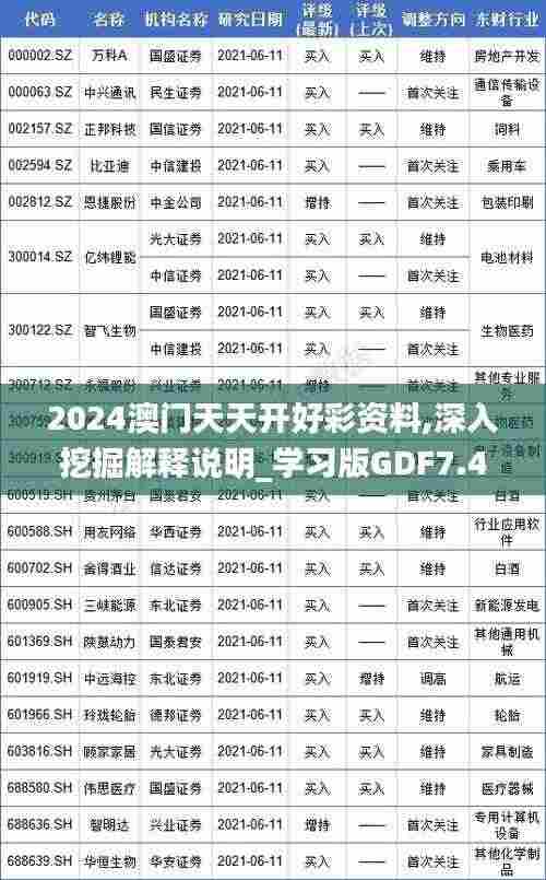 2024澳门天天开好彩资料,深入挖掘解释说明_学习版GDF7.4