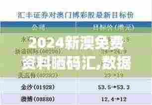 2024新澳免费资料晒码汇,数据驱动决策_进口版XQV8.13