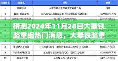 建议，大秦铁路重组热门消息预测与行业变革展望