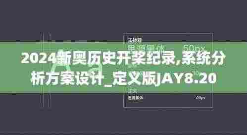 2024新奥历史开桨纪录,系统分析方案设计_定义版JAY8.20