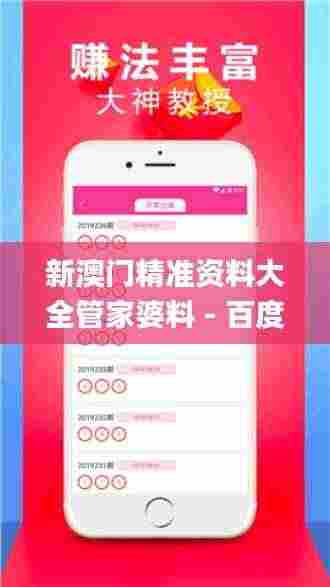 新澳门精准资料大全管家婆料 - 百度,新式数据解释设想_领航版NQM4.52