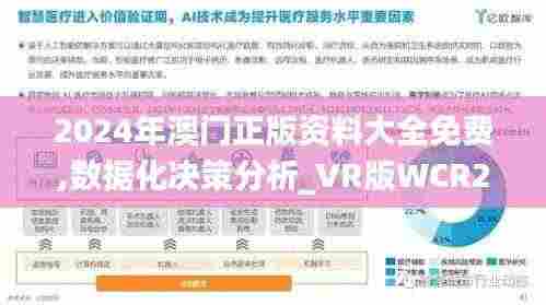 2024年澳门正版资料大全免费,数据化决策分析_VR版WCR22.365