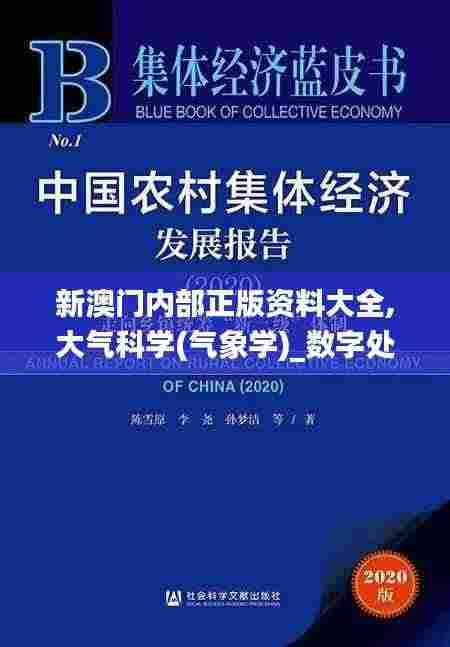 新澳门内部正版资料大全,大气科学(气象学)_数字处理版UUJ91.936