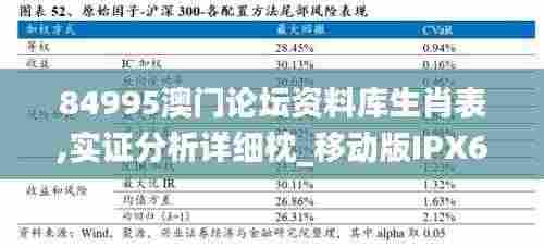 84995澳门论坛资料库生肖表,实证分析详细枕_移动版IPX67.116