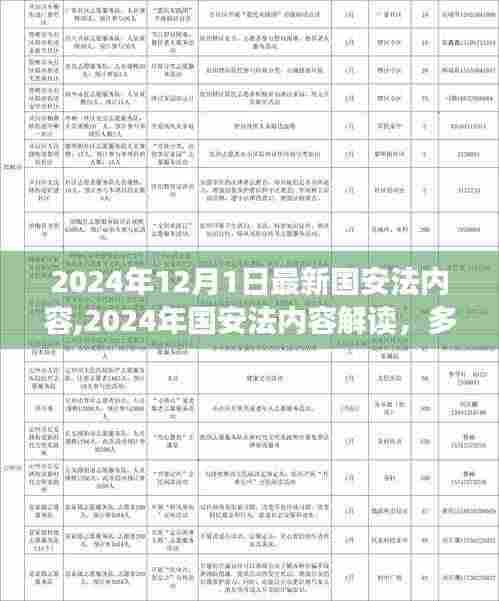 多维度视角下的审视与思考，解读2024年国安法最新内容与改革动向
