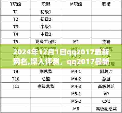 2024年QQ2017最新网名深入评测，用户体验与表现一览