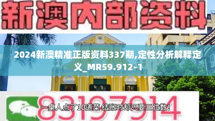 2024新澳精准正版资料337期,定性分析解释定义_MR59.912-1