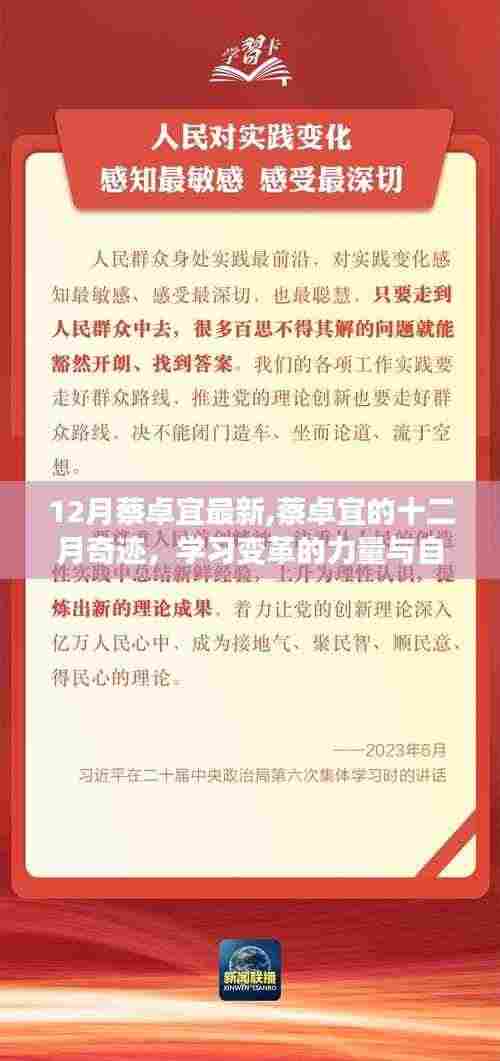 蔡卓宜十二月奇迹，学习变革的力量与自信绽放的魅力