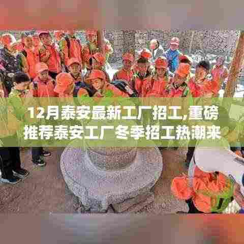 泰安冬季工厂招工热潮来袭，最新岗位等你来加入！