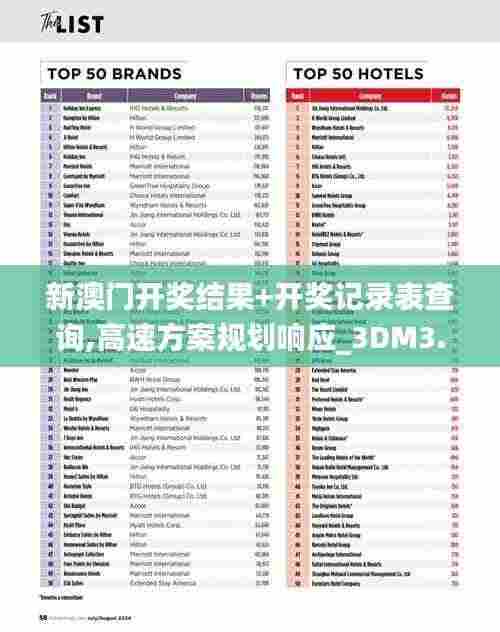 新澳门开奖结果+开奖记录表查询,高速方案规划响应_3DM3.878