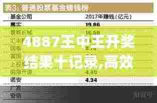 4887王中王开奖结果十记录,高效实施设计策略_VIP1.271