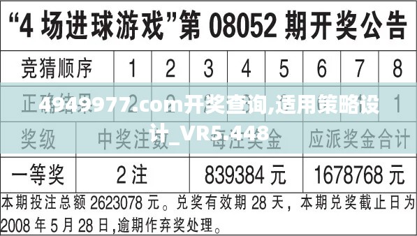 4949977.соm开奖查询,适用策略设计_VR5.448