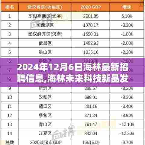 海林最新招聘信息及未来科技新品发布，智能招聘革新引领未来生活