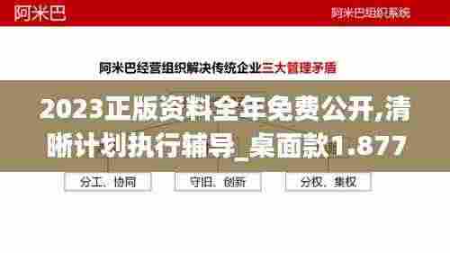 2023正版资料全年免费公开,清晰计划执行辅导_桌面款1.877