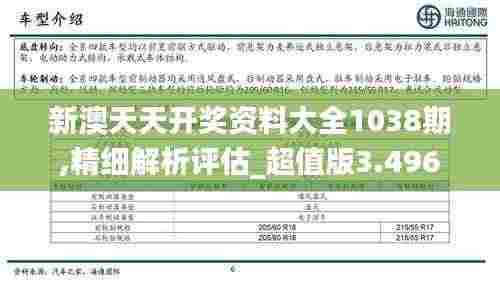 新澳天天开奖资料大全1038期,精细解析评估_超值版3.496