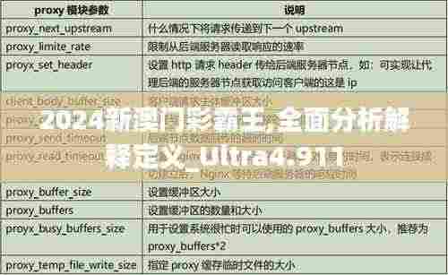 2024新澳门彩霸王,全面分析解释定义_Ultra4.911