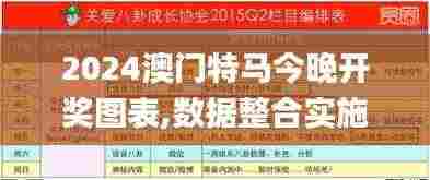 2024澳门特马今晚开奖图表,数据整合实施_策略版5.834